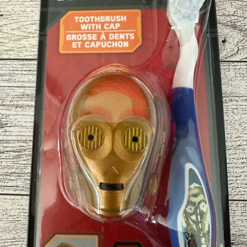 🌵 3/$15 Star Wars C3PO Toothbrush Travel Set ( see description)